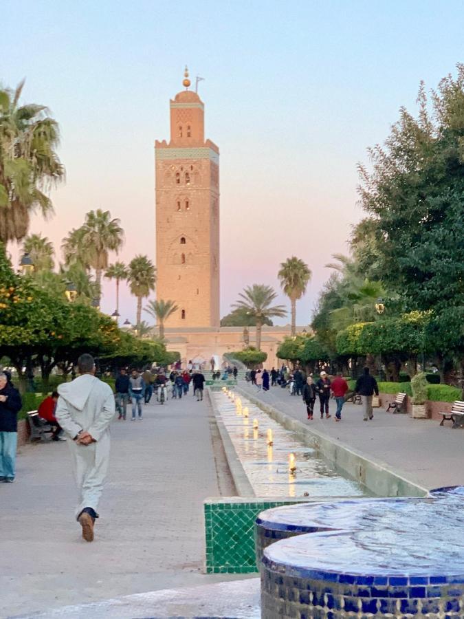 Authentic Moroccan Charm Apartment In Marrakech Terrace Marrakesh Exterior photo